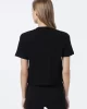 Guess Adele Crop T-Shırt Kadın Siyah T-Shirt V2YI06K8HM0-JBLK