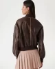 Guess Angelıque Vıntage Pu Bomber Kadın Kahverengi Ceket W5RL21WGW40-G1EB