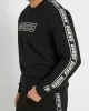 Guess Arlo Cn Sweatshırt Erkek Siyah Sweatshirt Z4GQ24K6ZS1-JBLK