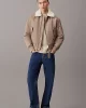 Calvin Klein Erkek Gri Kürklü Mont