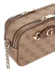 Guess Izzy Camera Bag Kadın Kahverengi Çapraz Çanta HWSG8654140-LGW