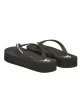 Calvin Klein Kadın Siyah Platform Logolu Terlik