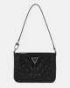 Guess Beauvoır Mını Top Zıp Shdr Bag Kadın Siyah Omuz Çantası HWXM9528720-BLA