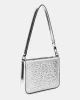Guess Beauvoır Mını Top Zıp Shdr Bag Kadın Gümüş El Çantası HWXY9528720-SIL