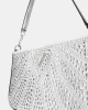 Guess Beauvoır Mını Top Zıp Shdr Bag Kadın Gümüş El Çantası HWXY9528720-SIL