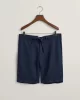 GANT Erkek Lacivert Relaxed Fit Keten Şort
