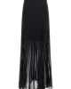Guess Bessıe Pleated Long Skırt Swtr Kadın Siyah Etek 5RGD025817Z-JBLK