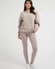 Guess Brenda Hooded Sweatshırt Kadın Pudra Sweatshirt V2YQ18K7UW2-G4Q9