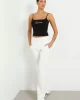 Guess Brenda Scuba Straıght Leg Pant Kadın Krem Eşofman Altı V3RB21K7UW2-G6K5