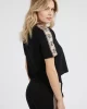 Guess Brıtney Crop Tee Kadın Siyah T-Shirt V3RI08I3Z14-JBLK