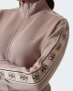 Guess Brıtney Full Zıp Sweatshırt Kadın Kahverengi Eşofman Üstü V2YQ16KB3P2-G1L9