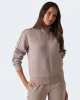 Guess Brıtney Full Zıp Sweatshırt Kadın Kahverengi Eşofman Üstü V2YQ16KB3P2-G1L9