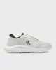 Calvin Klein Erkek Siyah CK Logolu Siyah-Beyaz Erkek Sneaker