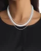 Calvin Klein Jewel Kadin Metalik Gri Kolye CKJ35000626