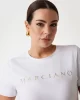 Guess Kadın Marciano Beyaz  Logolu T-Shirt