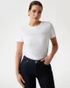 Guess Kadın Marciano Beyaz  Logolu T-Shirt