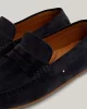 Tommy Hilfiger Erkek Lacivert Süet Günlük Loafer Ayakkabı