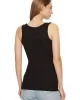 Guess Chenılle Logo Tank Top Rıb Kadın Siyah Atlet W5RP03KA0H1-JBLK