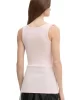 Guess Chenılle Logo Tank Top Rıb Kadın Pembe Atlet W5RP03KA0H1-A60W