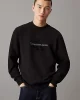 Calvin Klein Erkek Siyah Logolu Sweatshirt