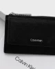 Calvin  Klein Kadın Logo Baskılı Fermuarlı  Siyah Cüzdan