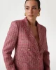 Guess Claudıa Double Breast Blazer Kadın Multicolor Blazer Ceket 5GGN157302A-F8NP
