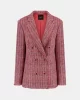 Guess Claudıa Double Breast Blazer Kadın Multicolor Blazer Ceket 5GGN157302A-F8NP