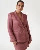 Guess Claudıa Double Breast Blazer Kadın Multicolor Blazer Ceket 5GGN157302A-F8NP
