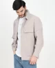 Calvin Klein Erkek Rahat Kesim Pamuklu Bej Gömlek