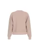 Guess Cn Peony Logo Fleece Kadın Bej Sweatshirt W5RQ05K7EX1-G1DP