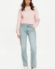 Guess Cn Python Trıangle Logo Flecee Kadın Pembe Sweatshirt W5RQ09K8802-A61L