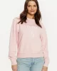 Guess Cn Python Trıangle Logo Flecee Kadın Pembe Sweatshirt W5RQ09K8802-A61L