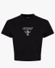 Guess Colette Crop Tee Kadın Siyah Crop V4YI20KCDH1-JBLK