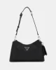 Guess Cresıdıa Top Zıp Shoulder Bag Kadın Siyah Omuz Çantası HWPG9349180-BLA