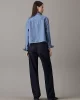 CK Jeans Kadın Cropped Dad Denim Gömlek J20J225011-1A4