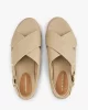 Tommy Hilfiger Kadın Bej Denim Platform Espadril Sandalet