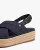 Tommy Hilfiger Kadın Denim Platform Espadril Sandalet