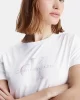 Calvin Klein DIFFUSED MONOLOGO DRESS Kadın Beyaz Elbise J20J223056-YAF