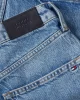 Tommy Hilfiger Kadın Açık Mavi Yüksek Bel Denim Mini Etek