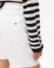 Tommy Hilfiger Kadın Beyaz Orta Bel Kot Şort