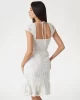 Guess Domıtılla Embro Dress Kadın Beyaz Elbise W5GK50WH521-G011