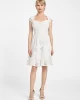 Guess Domıtılla Embro Dress Kadın Beyaz Elbise W5GK50WH521-G011