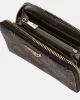Guess Eco Erıca Slg Med Zıp Around Kadın Kahverengi Cüzdan SWQG9510140-BNL