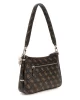 Guess Eco Erıca Top Zıp Shoulder Bag Kadın Kahverengi Çapraz Çanta HWEQG951018-BNL