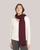 Tommy Hilfiger Kadın   Jakarlı Bordo Eşarp