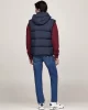 Tommy Jeans Erkek Kapşonlu Fermuarlı Lacivert Yelek