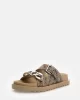 Guess Fatema2 Kadın Bej/Kahverengi Terlik FL6FT2FAL03-BEIBR