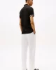 Tommy Hilfiger Erkek  İmza Manşetli   Siyah Polo T-Shirt