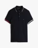 Tommy Hilfiger Erkek  Slim Fit  İmza Manşetli Polo  T-Shirt