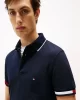 Tommy Hilfiger Erkek  Slim Fit  İmza Manşetli Polo  T-Shirt